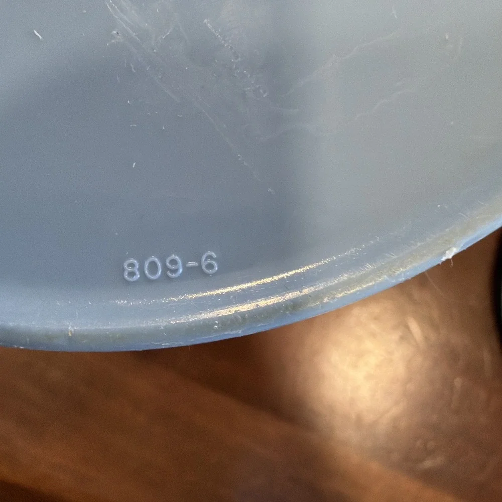 Tupperware - Stacking Servalier Canister - Blue - 809-6 & Lid 810-23